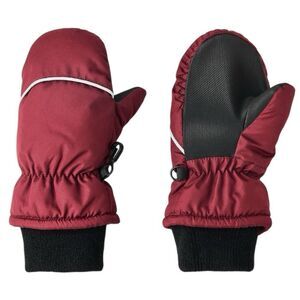 NEW Cat & Jack Baby Burgundy Snow Mittens 12-24M